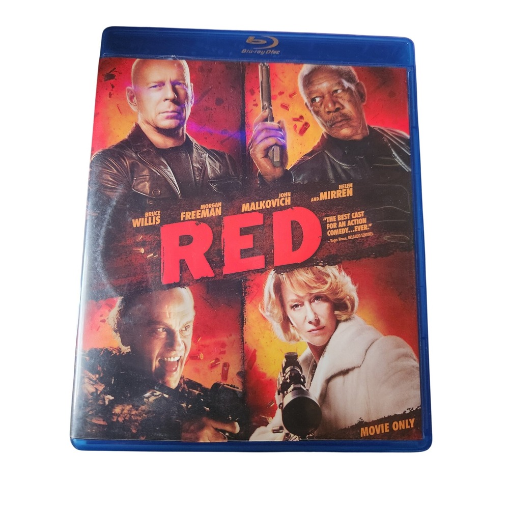 Summit Entertainment RED Blu-ray Movie Unisex OS Blue Excellent Action Comedy